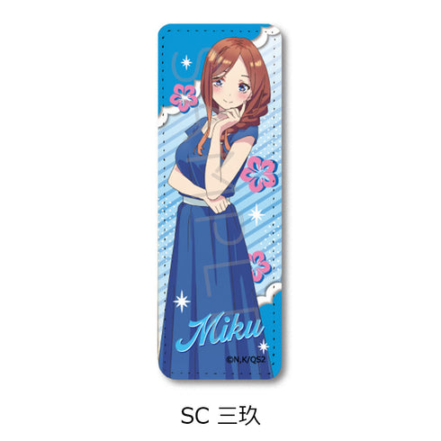 『五等分の花嫁*』第2弾 レザーバッジ(ロング) SC 三玖